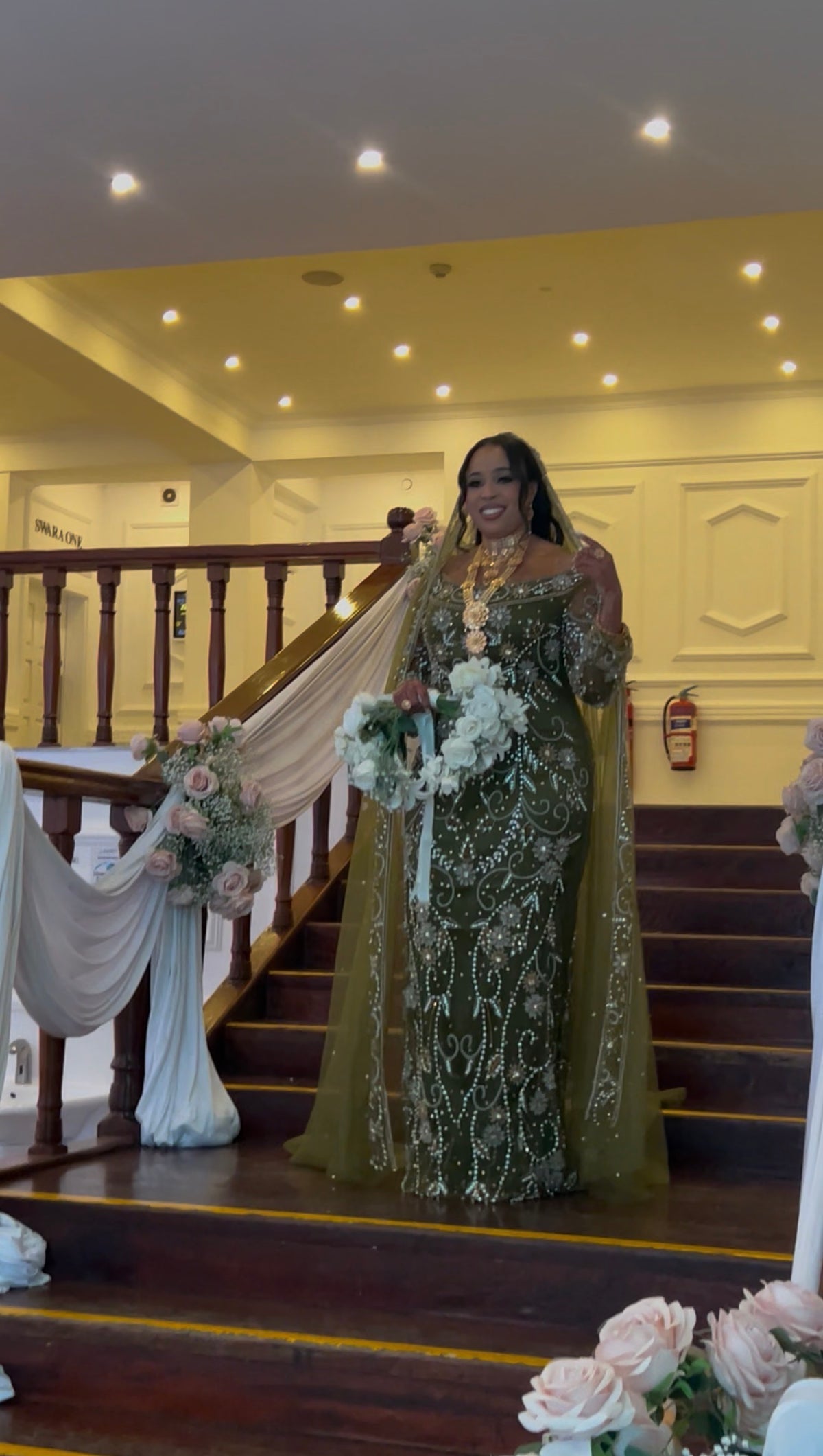 Olive green bridal diraac- Buy