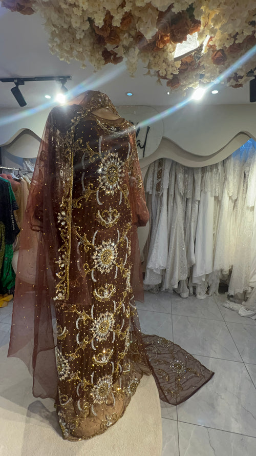Brown bridal diraac-Rent