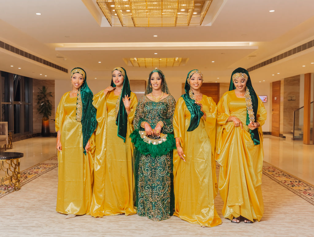 Emerald green mulki bridal diraac - Rent
