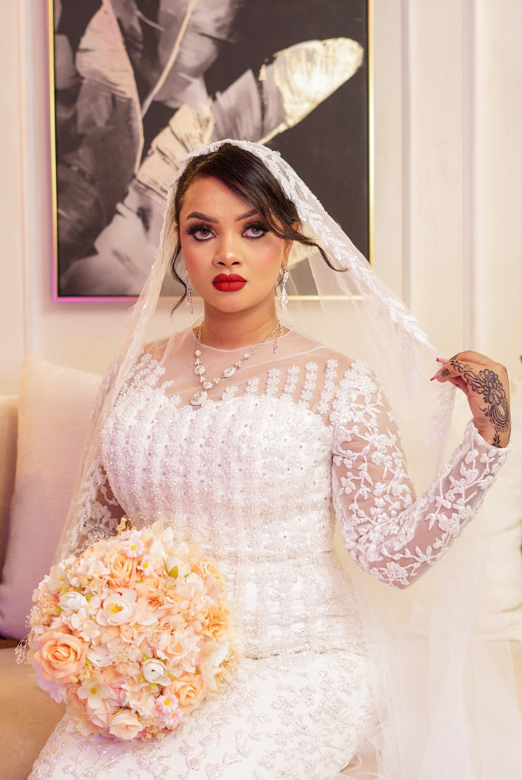 Sparkly gown