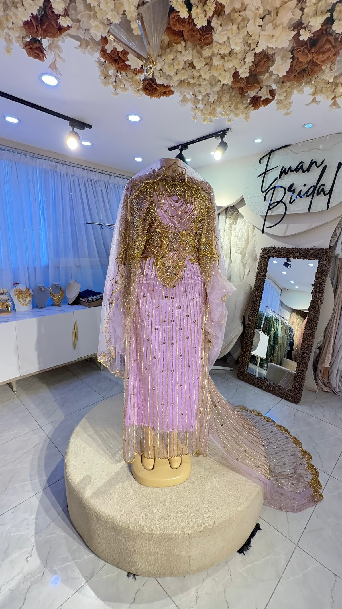 Lavender bridal diraac- Rent