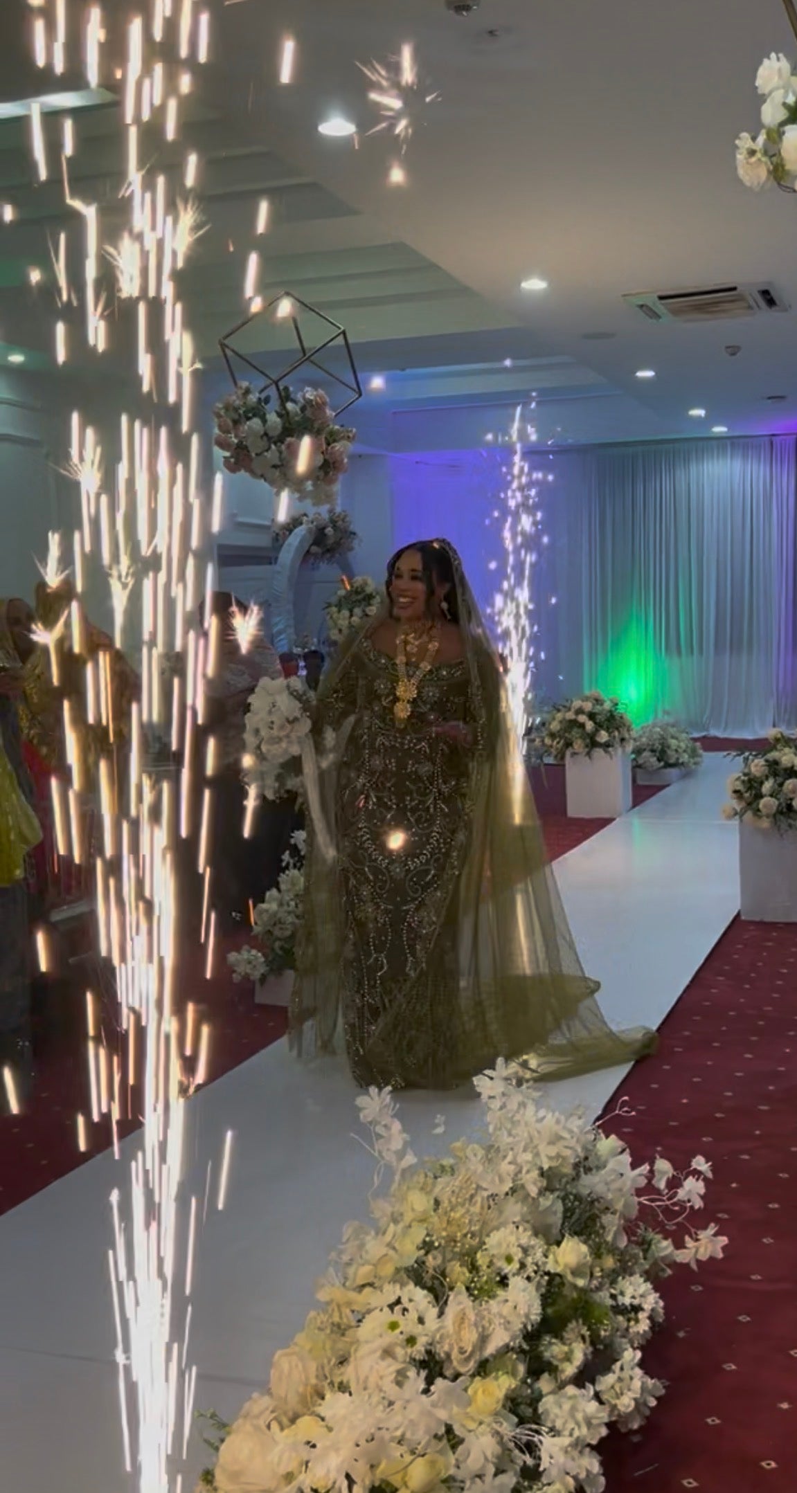 Olive green bridal diraac- Buy