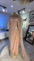 Peach bridal diraac- Rent