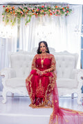 BOQORTOYO (burgundy) tulle