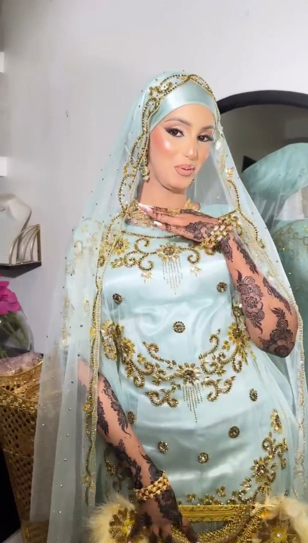 Mint bridal diraac -Rent