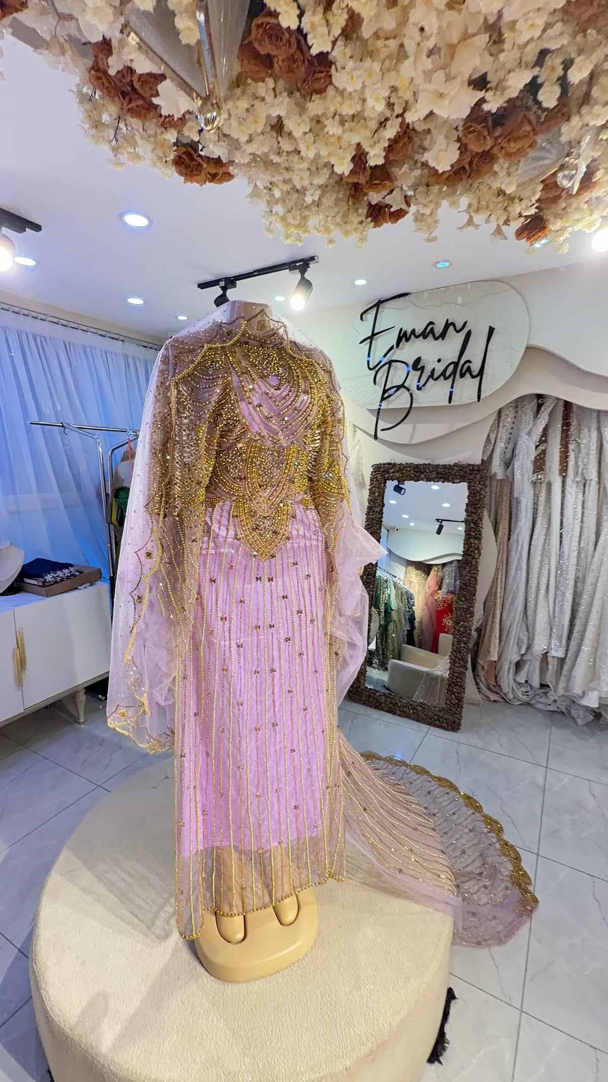 Lavender bridal diraac- Rent