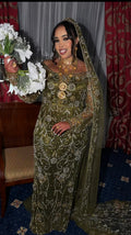 Olive green bridal diraac- Buy