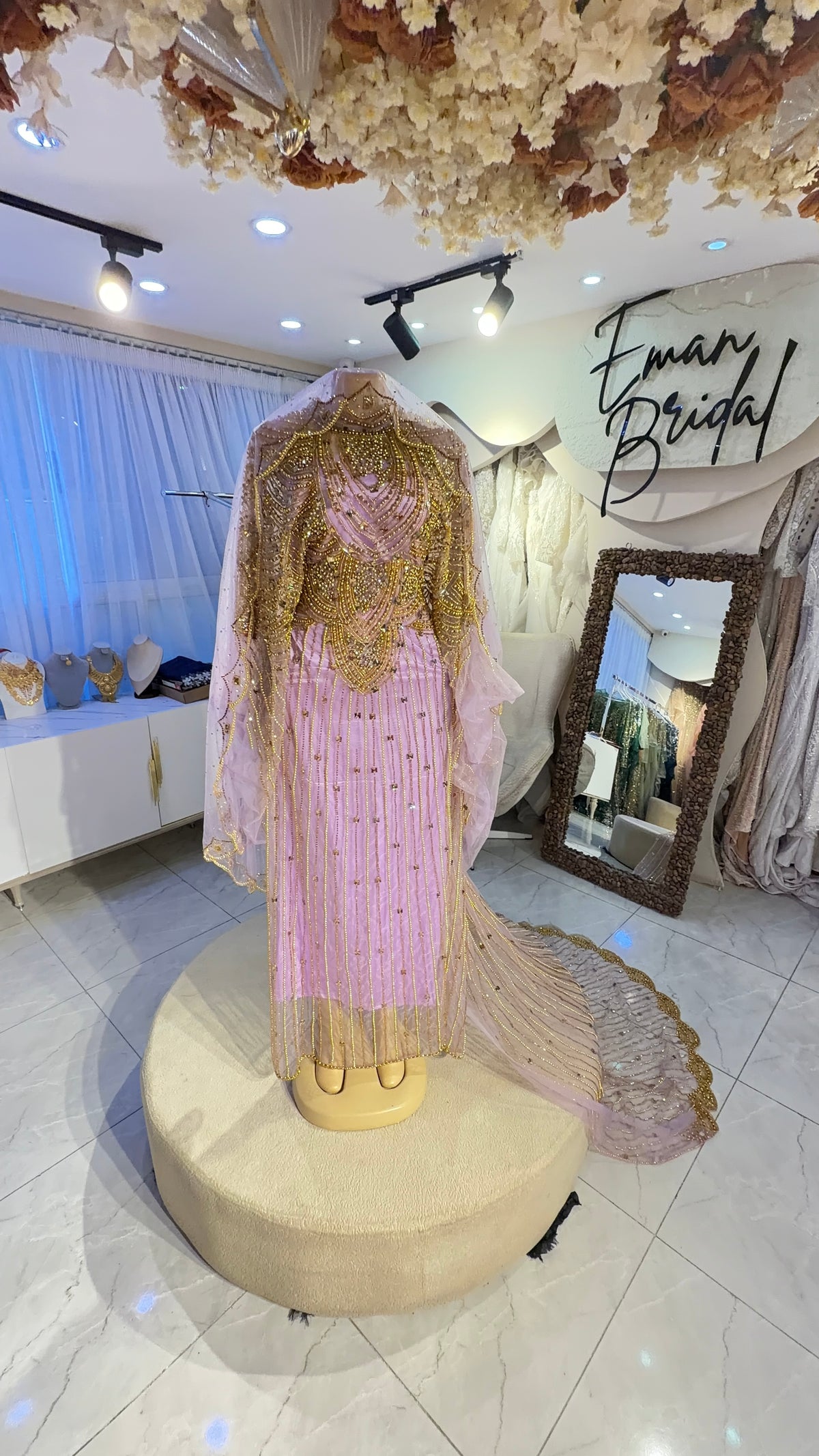 Lavender bridal diraac- Rent
