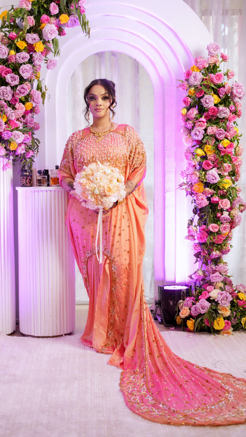 XARIIR (peach) silk