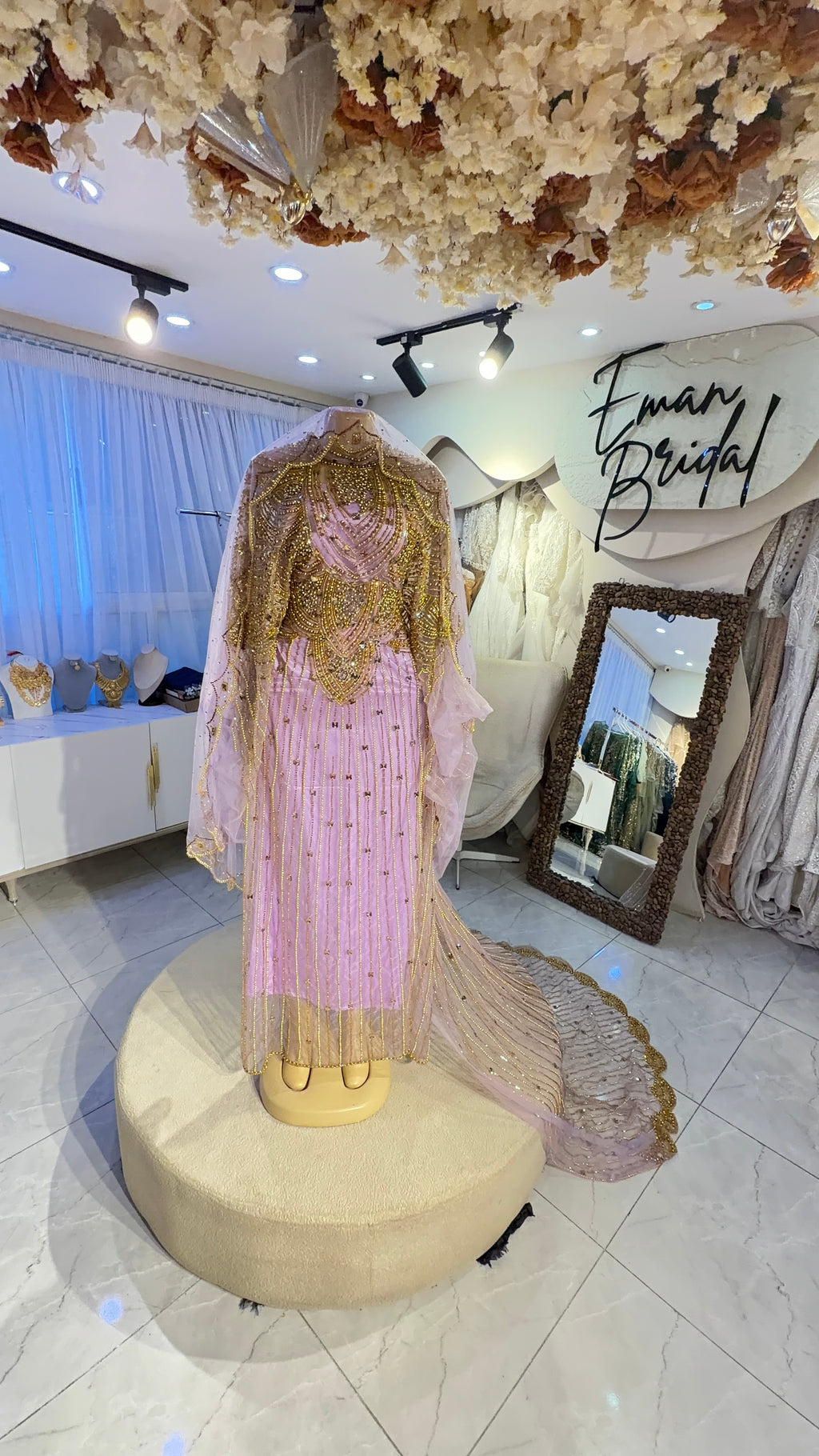 Lavender bridal diraac- Rent