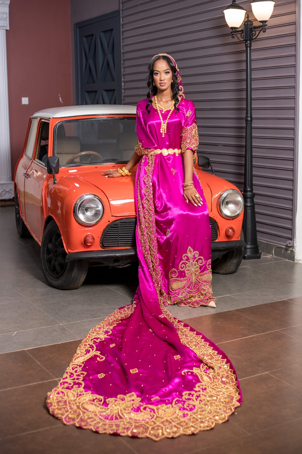 BOQORTOYO (fushia pink) silk