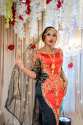 Multi colour bridal diraac - Rent