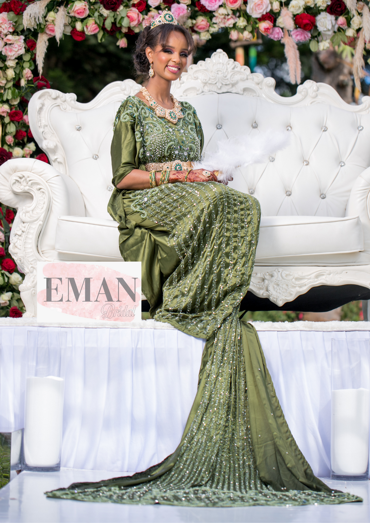 AROOSA Bridal Dirac (Olive)