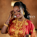 Red satin Udgoon bridal diraac - Rent