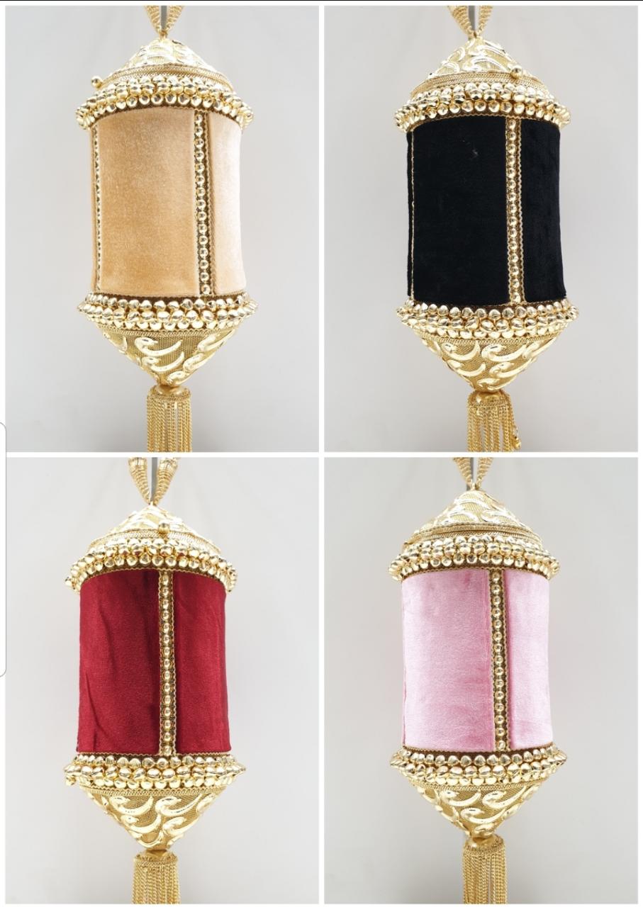 Velvet bridal bag