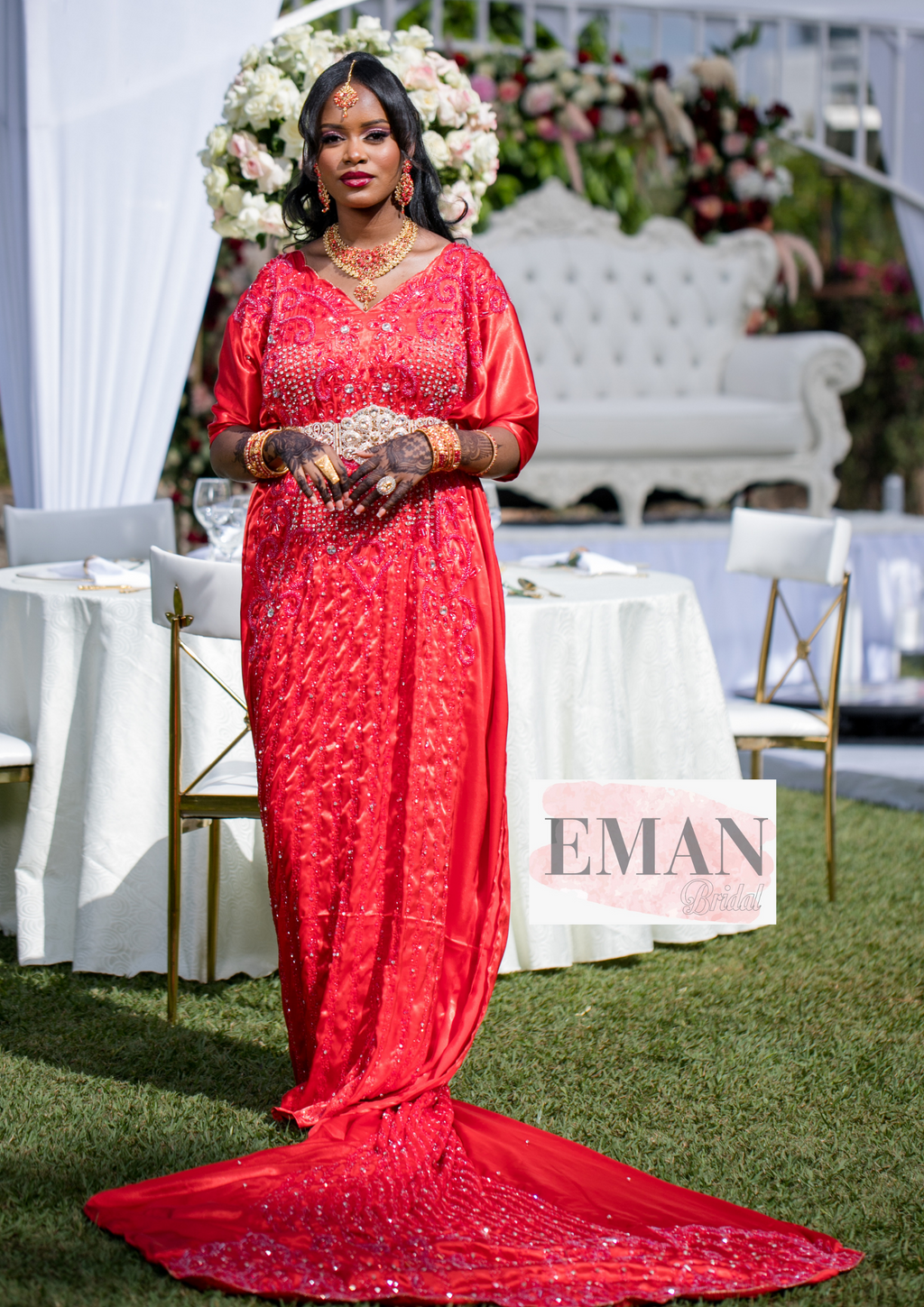 Red asal bridal diraac - Rent
