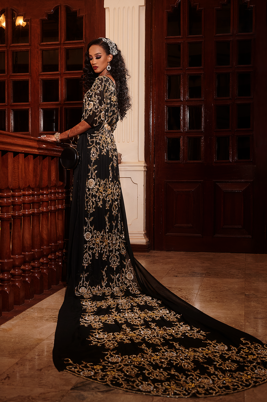 Black Boqortoyo bridal diraac- Buy