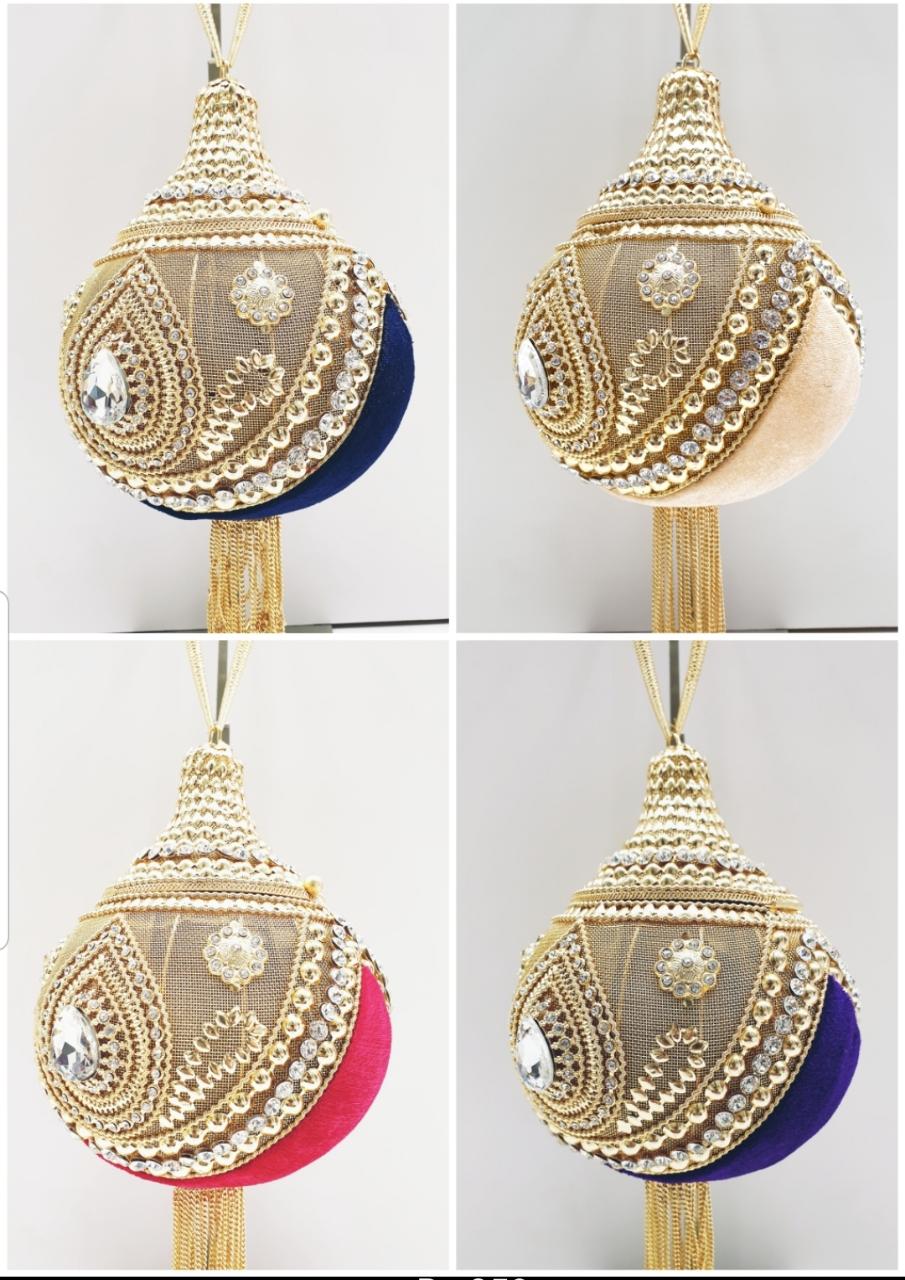 Velvet bridal bag