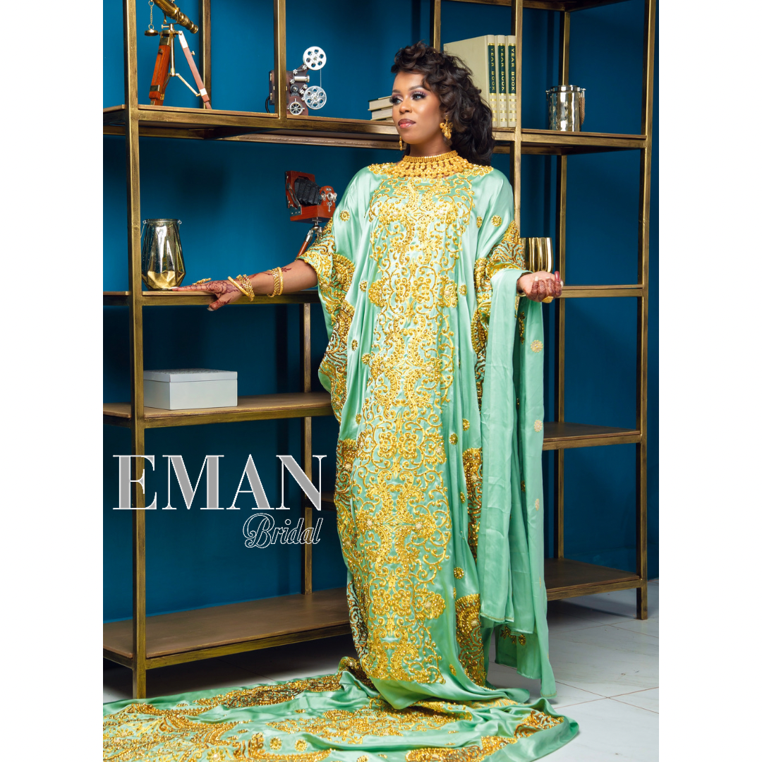 Mint satin ugub bridal diraac - Rent