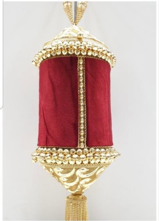 Velvet bridal bag