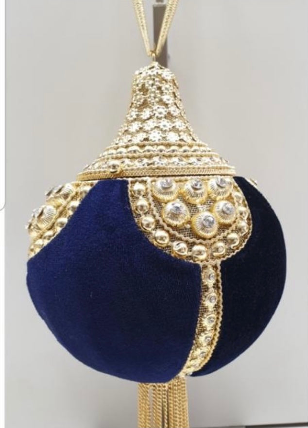 Velvet bridal bag